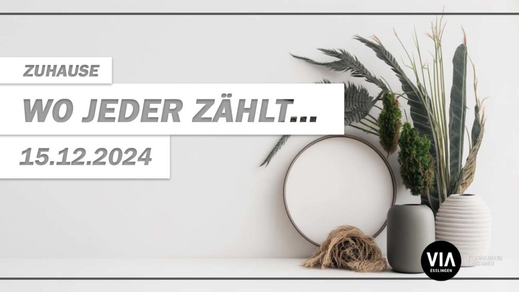 Wo jeder zählt…